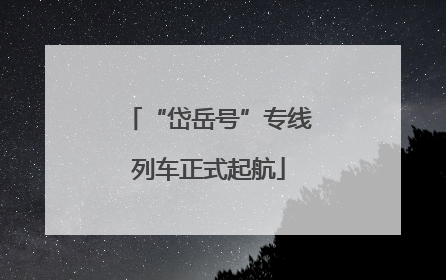 “岱岳号”专线列车正式起航