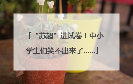 “苏超”进试卷！中小学生们笑不出来了……