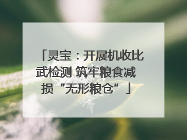 灵宝：开展机收比武检测 筑牢粮食减损“无形粮仓”