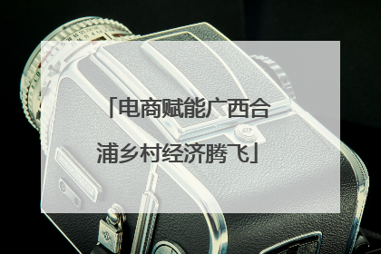 电商赋能广西合浦乡村经济腾飞