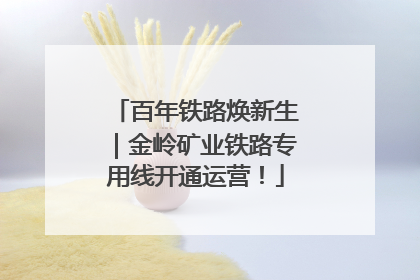 百年铁路焕新生｜金岭矿业铁路专用线开通运营！