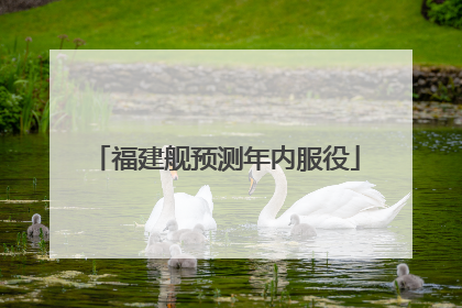 福建舰预测年内服役