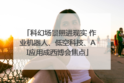 科幻场景照进现实 作业机器人、低空科技、AI应用成西博会焦点