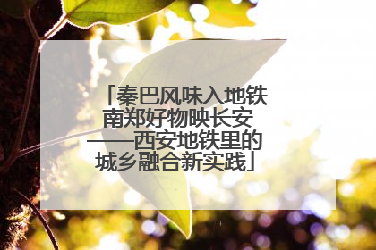 秦巴风味入地铁 南郑好物映长安——西安地铁里的城乡融合新实践