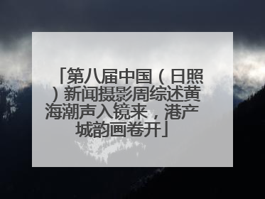 第八届中国（日照）新闻摄影周综述黄海潮声入镜来，港产城韵画卷开