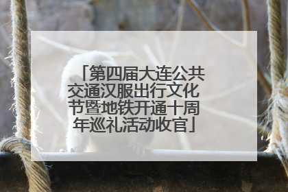 第四届大连公共交通汉服出行文化节暨地铁开通十周年巡礼活动收官