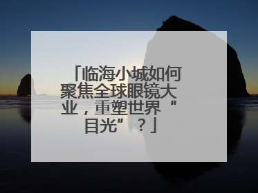 临海小城如何聚焦全球眼镜大业，重塑世界“目光”？