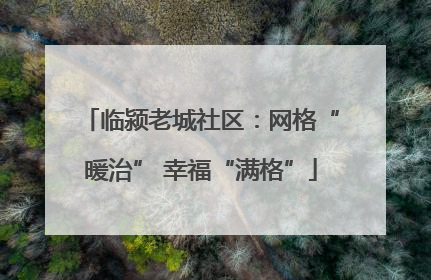 临颍老城社区：网格“暖治” 幸福“满格”