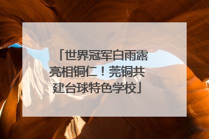 世界冠军白雨露亮相铜仁！莞铜共建台球特色学校