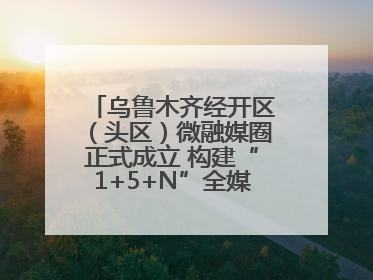 乌鲁木齐经开区（头区）微融媒圈正式成立 构建“1+5+N”全媒体传播新格局