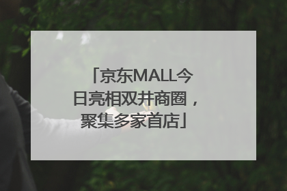 京东MALL今日亮相双井商圈，聚集多家首店