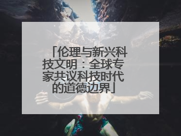伦理与新兴科技文明：全球专家共议科技时代的道德边界