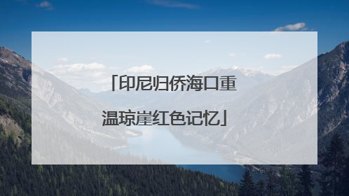印尼归侨海口重温琼崖红色记忆