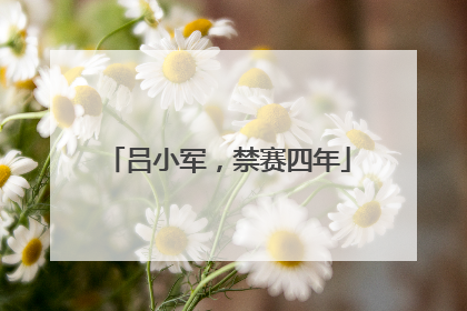 吕小军，禁赛四年