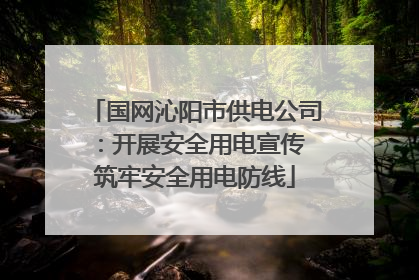 国网沁阳市供电公司：开展安全用电宣传 筑牢安全用电防线