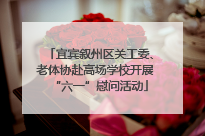 宜宾叙州区关工委、老体协赴高场学校开展“六一”慰问活动