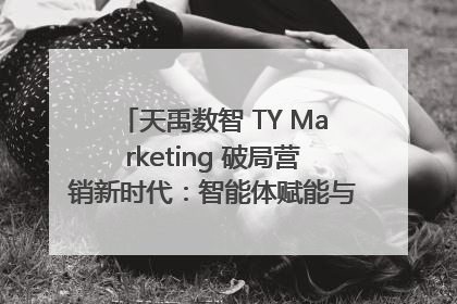 天禹数智 TY Marketing 破局营销新时代：智能体赋能与人才培育双轮驱动