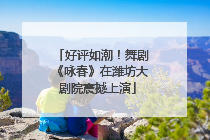 好评如潮！舞剧《咏春》在潍坊大剧院震撼上演