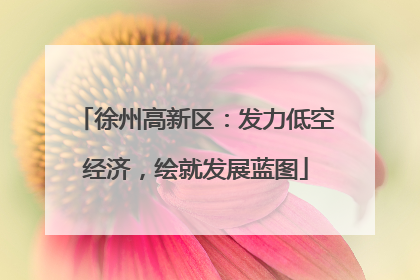 徐州高新区：发力低空经济，绘就发展蓝图