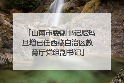 山南市委副书记尼玛旦增已任西藏自治区教育厅党组副书记