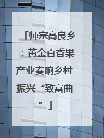 师宗高良乡：黄金百香果产业奏响乡村振兴“致富曲”