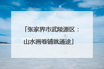 张家界市武陵源区：山水画卷铺就通途
