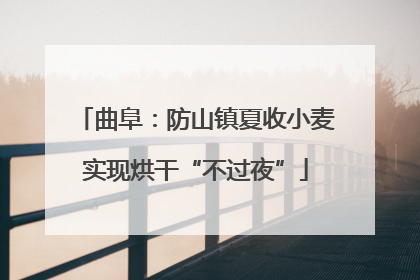 曲阜：防山镇夏收小麦实现烘干“不过夜”