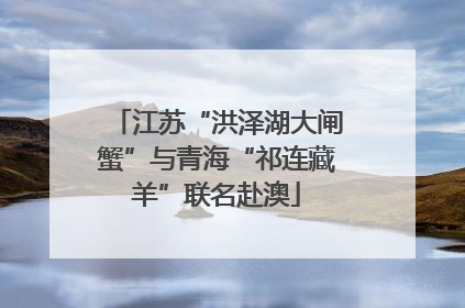 江苏“洪泽湖大闸蟹”与青海“祁连藏羊”联名赴澳