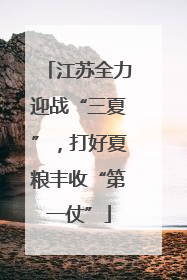 江苏全力迎战“三夏”，打好夏粮丰收“第一仗”