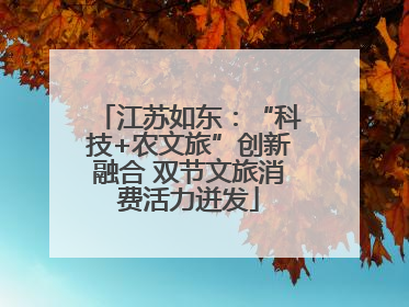 江苏如东：“科技+农文旅”创新融合 双节文旅消费活力迸发