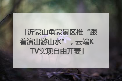沂蒙山龟蒙景区推“跟着演出游山水”，云端KTV实现自由开麦