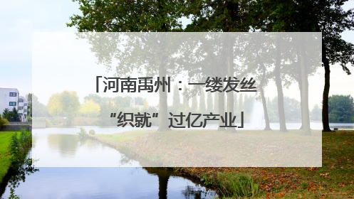 河南禹州：一缕发丝“织就”过亿产业