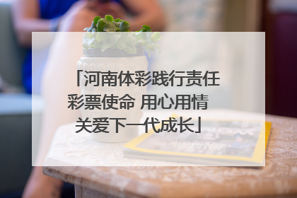 河南体彩践行责任彩票使命 用心用情关爱下一代成长