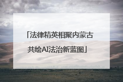 法律精英相聚内蒙古 共绘AI法治新蓝图