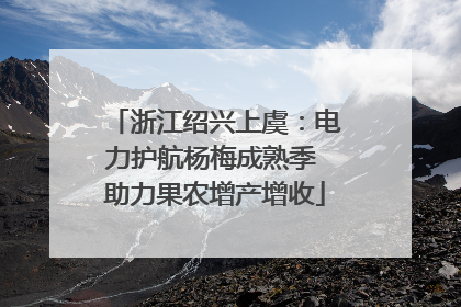 浙江绍兴上虞：电力护航杨梅成熟季 助力果农增产增收