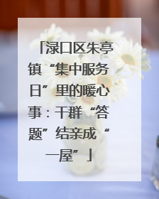 渌口区朱亭镇“集中服务日”里的暖心事：干群“答题”结亲成“一屋”