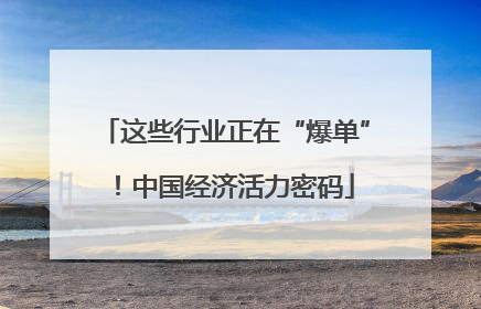 这些行业正在“爆单”！中国经济活力密码