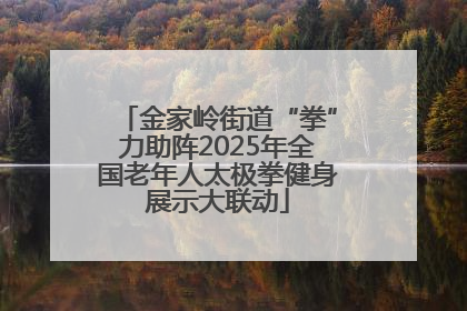 金家岭街道“拳”力助阵2025年全国老年人太极拳健身展示大联动