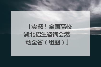 震撼！全国高校湖北招生咨询会燃动全省（组图）
