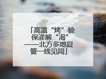 高温“烤”验 保灌解“渴”——北方多地夏管一线见闻