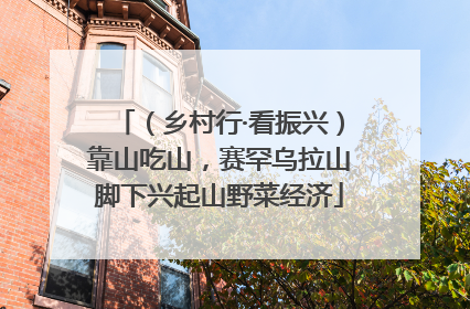 （乡村行·看振兴）靠山吃山，赛罕乌拉山脚下兴起山野菜经济