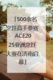 500余名烹饪高手参赛 ACE2025亚洲烹饪大赛在济南启幕
